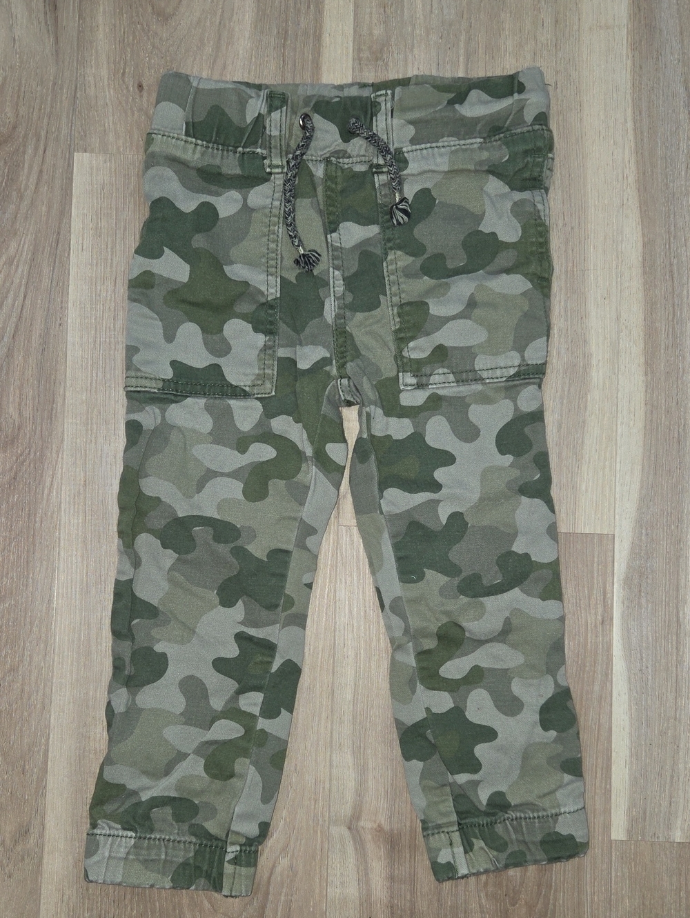 •Okie Dokie• Toddler Boys Camo Drawstring Jeans